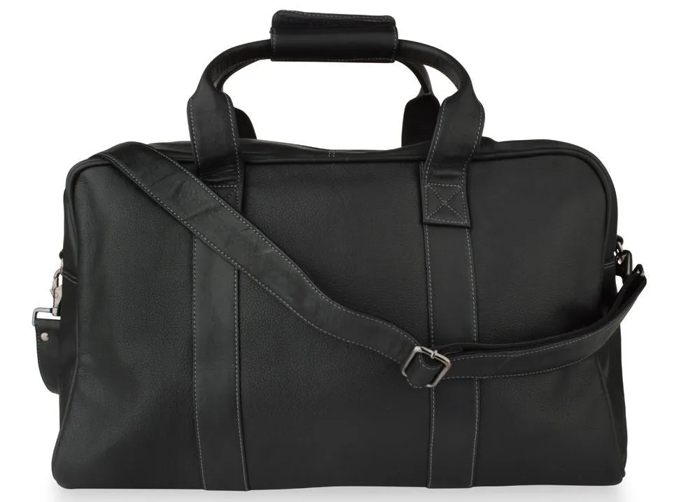 Woodland Leathers Jet Black Holdall