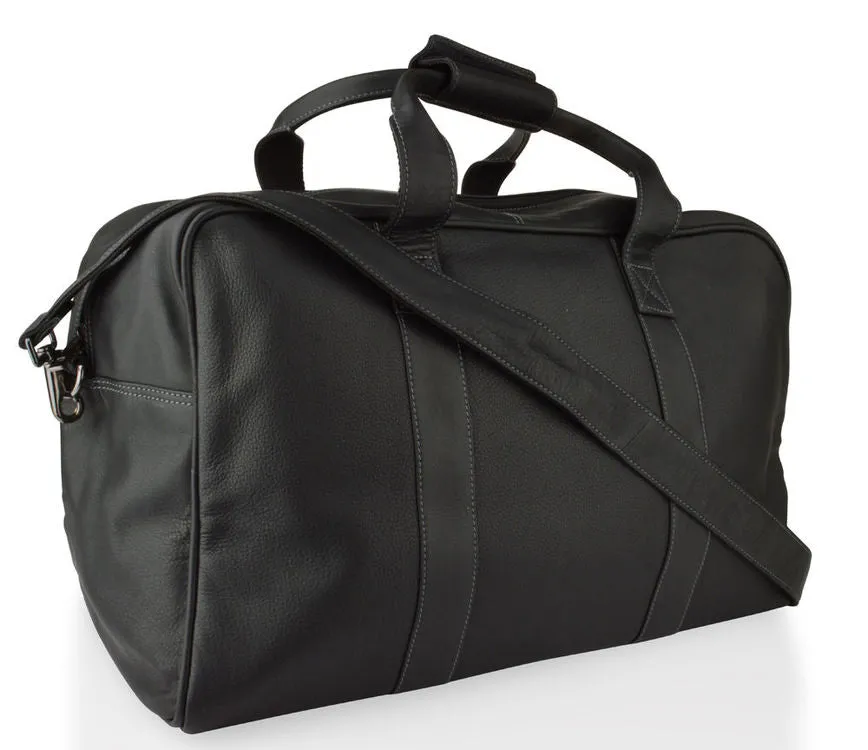 Woodland Leathers Jet Black Holdall